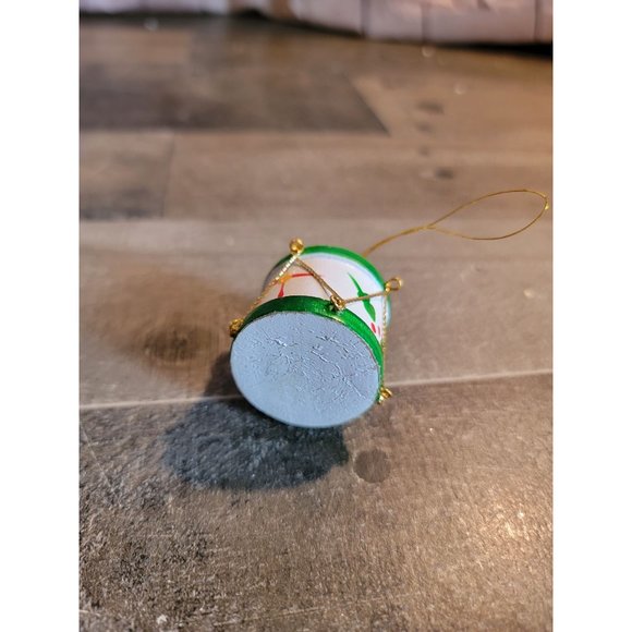 Drummer drum Mistletoe star Green ornament xmas - Picture 6 of 6